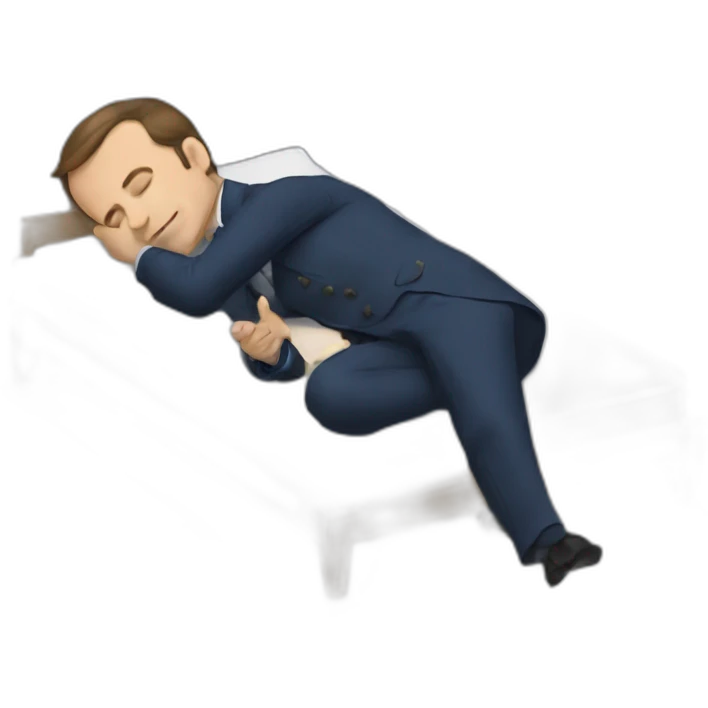 macron sleep emoji