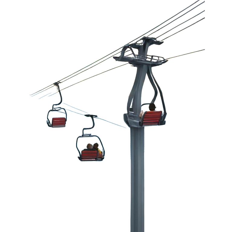Ski lift emoji