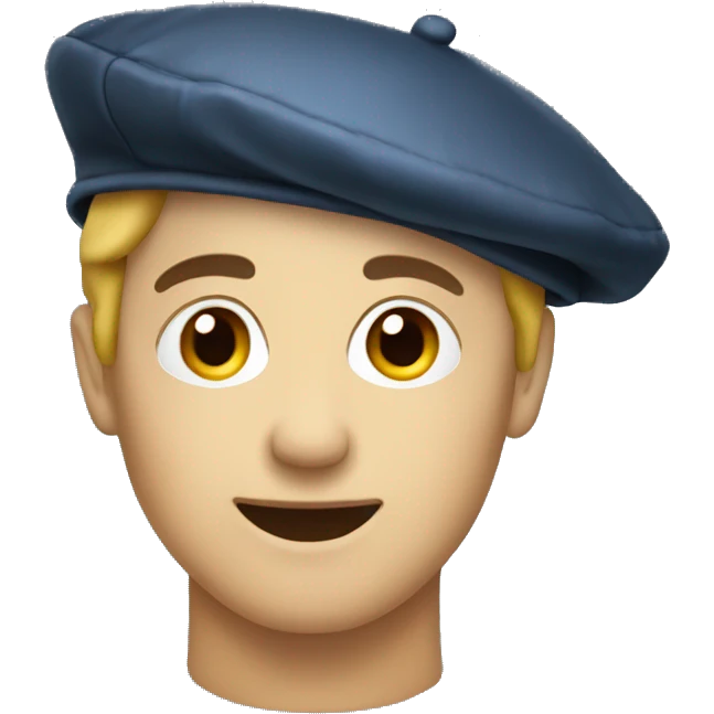 French beret emoji