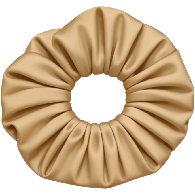 Beige scrunchie  emoji