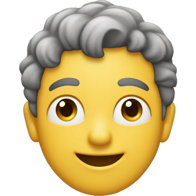 sobrancelha levantada com um sorriso na cara emoji
