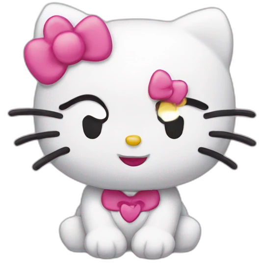 Hello kitty emoji