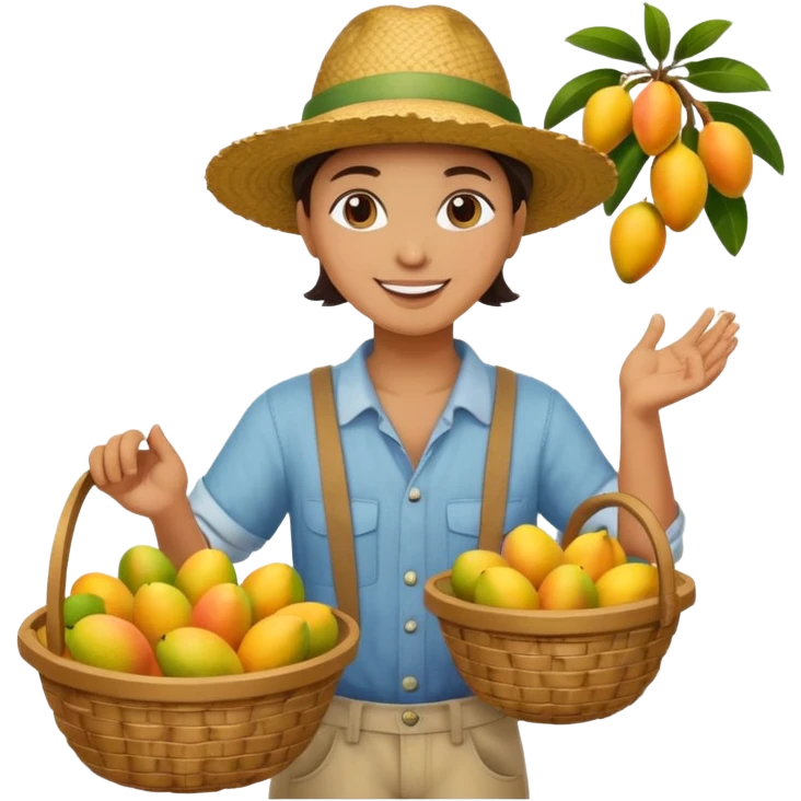 VENDEDOR DE MANGOS CUERPO COMPLETO emoji