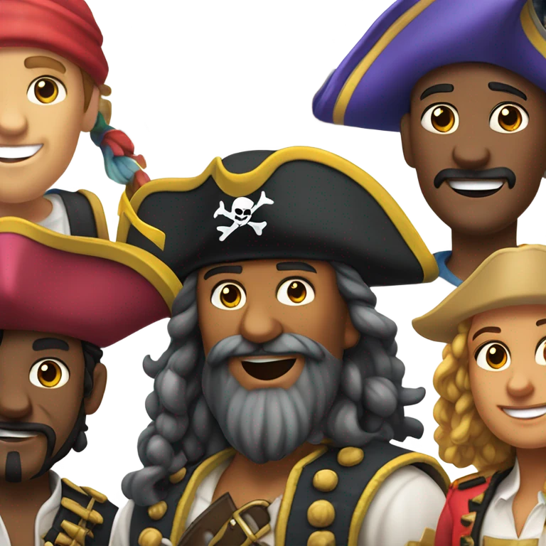 Poster from one piece emoji