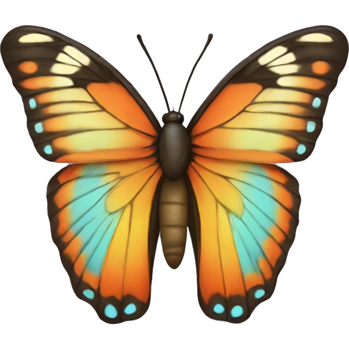 80’s butterfly emoji