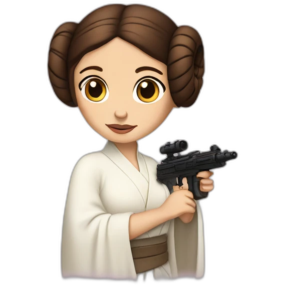 princess leia reproduction emoji