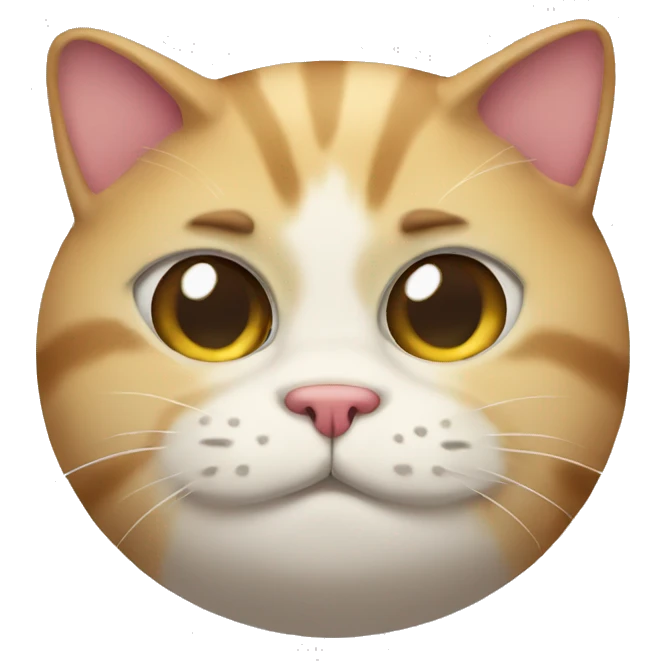 Fat cat emoji