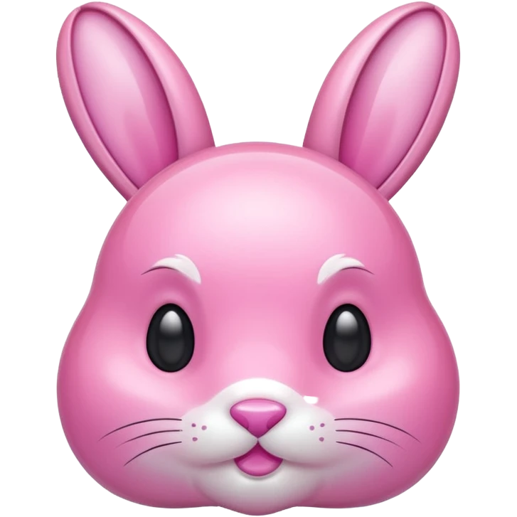crystal bunny pink emoji