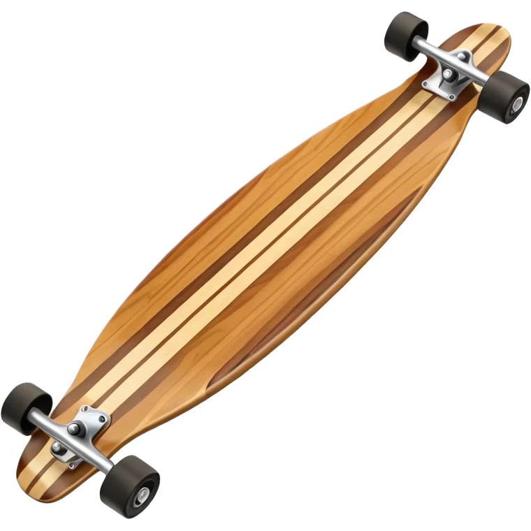 Wooden Longboard emoji