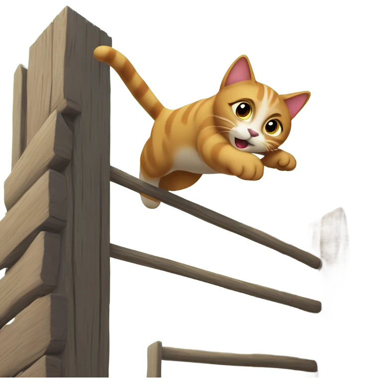 Cat parkour  emoji