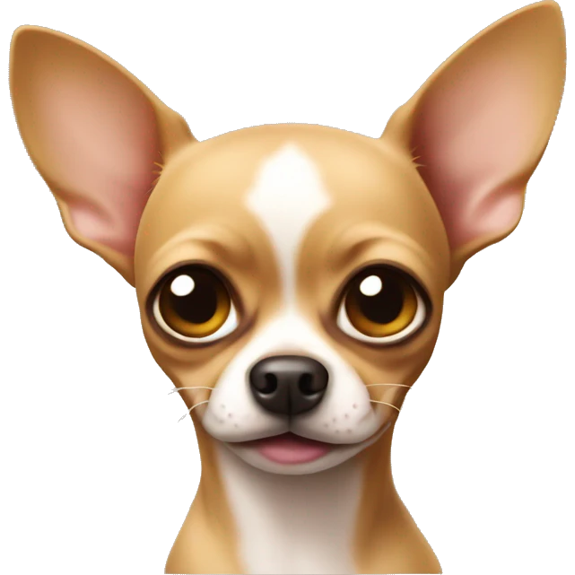 ugly tan chihuahua emoji