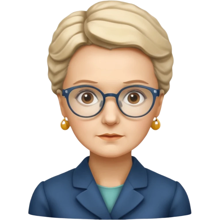 marie curie with glasses emoji