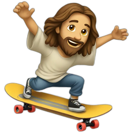 skateboarding-jesus emoji