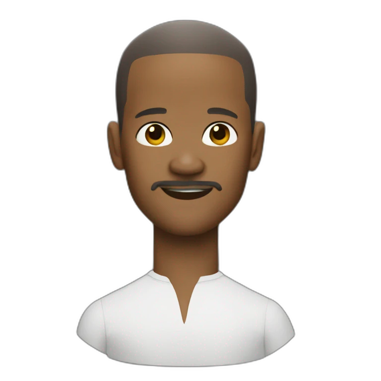 Jamie Foxx shaved emoji