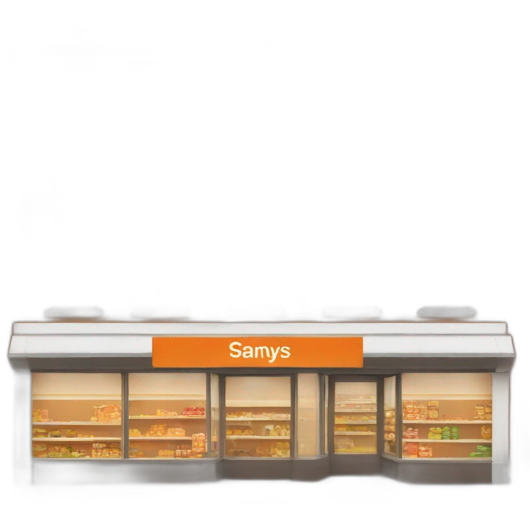 Sainsbury's storefront emoji