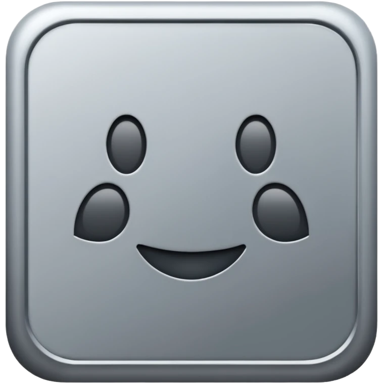 Grey square  emoji