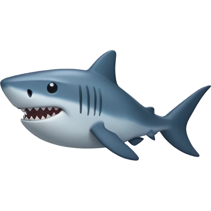 Sleeping shark emoji