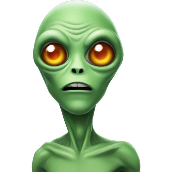 Hot alien  emoji