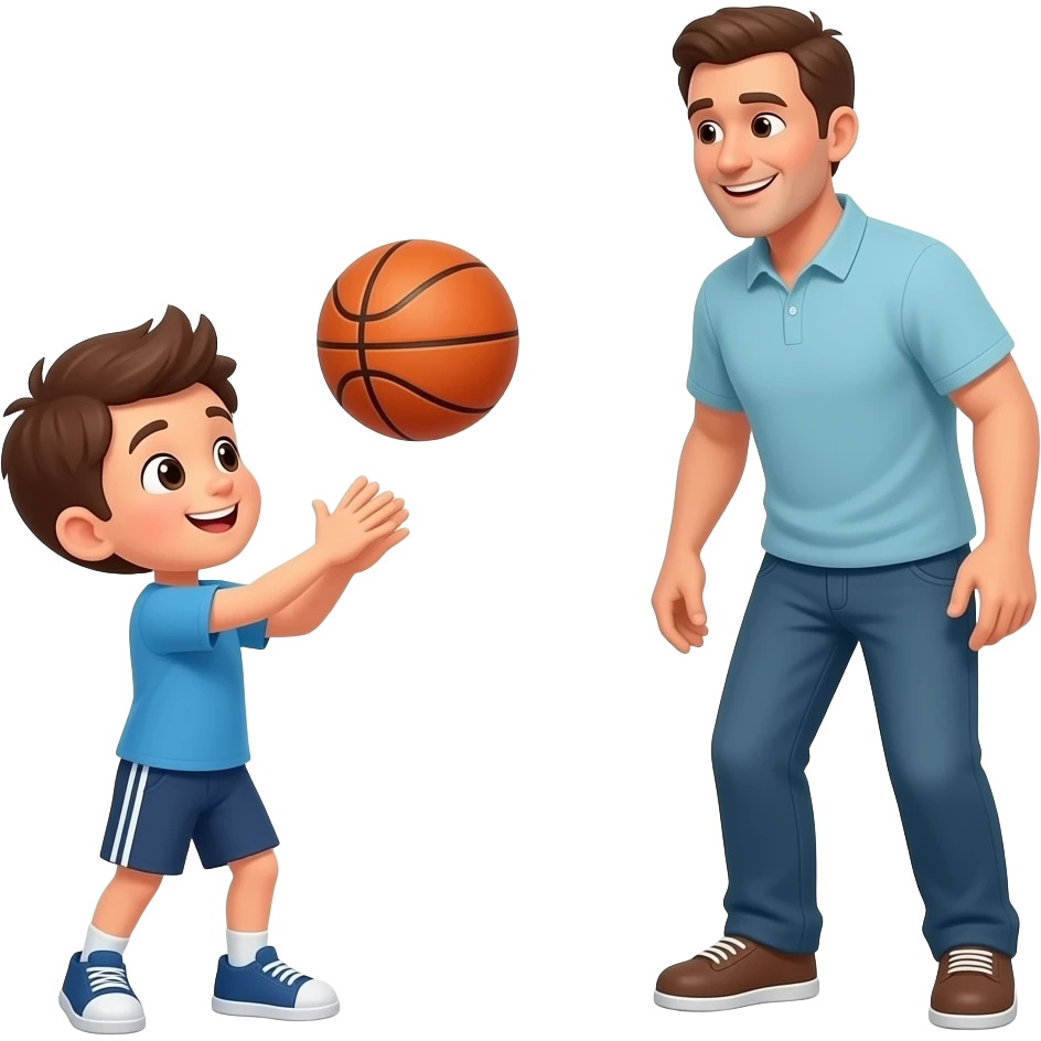Hey Brother avicii Lyrics Boy Is Shooting with basketball with dad boy is running with family two boys are splashing in puddles emoji