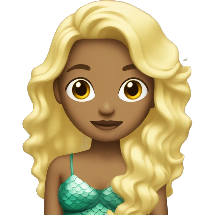Create me a blonde mermaid  emoji