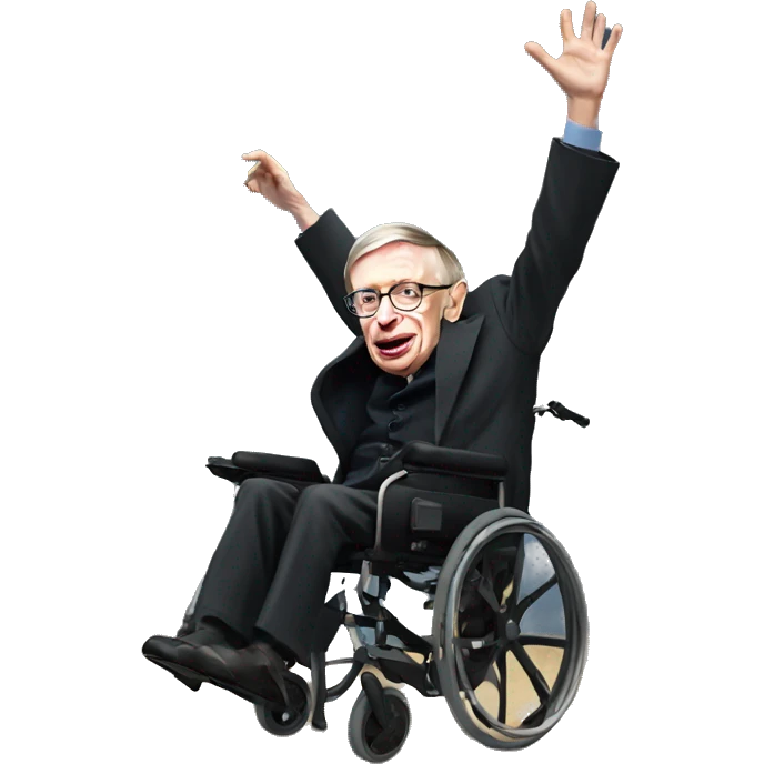 stephen hawking dancing  emoji