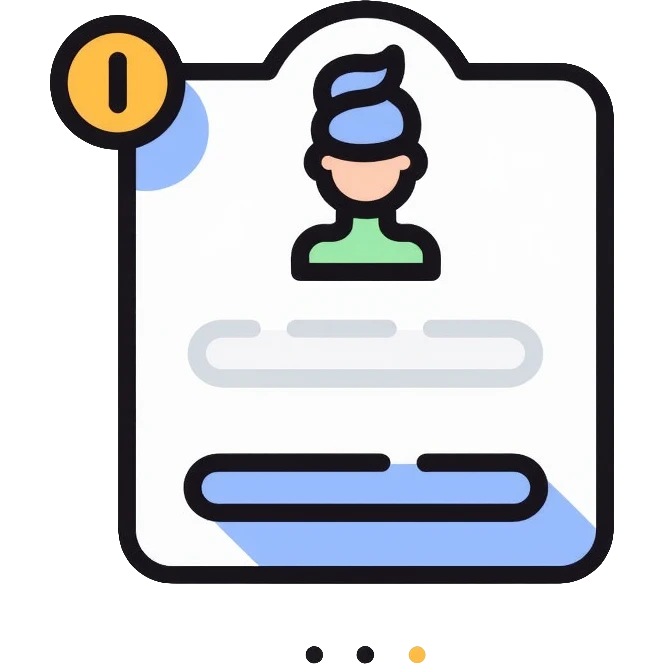 Account system implementation with user profile and login emoji