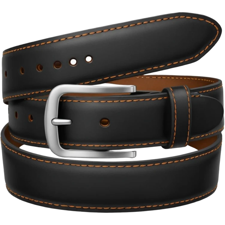 Belt for pant,black and brown colour emoji