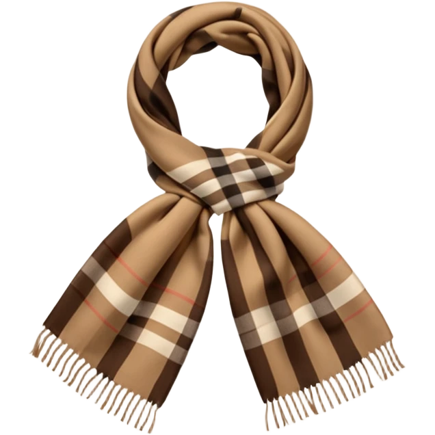 burberry type scarf emoji