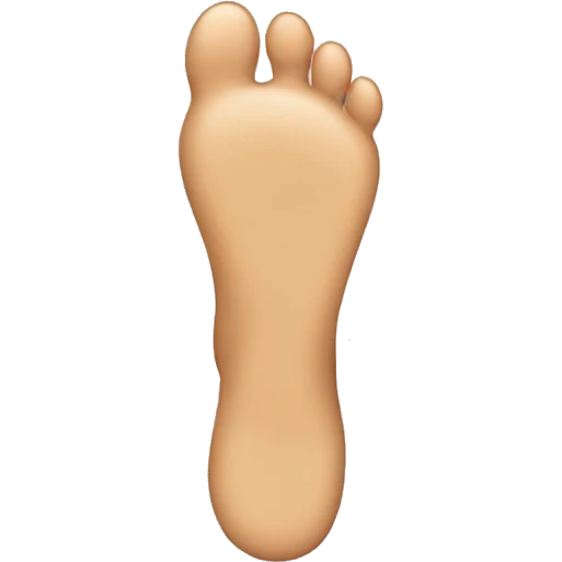 barefoot emoji