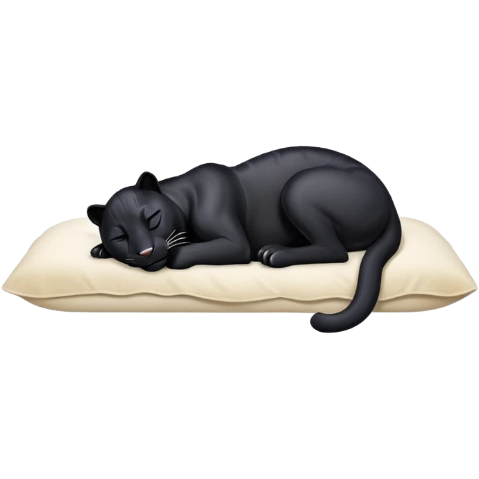 Black Panther sleeping emoji