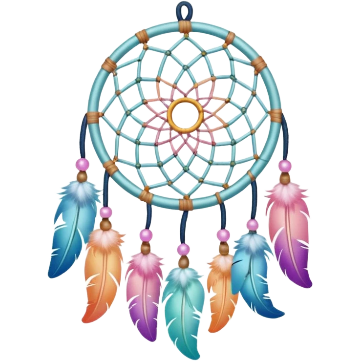 Mini pastel dreamcatcher emoji