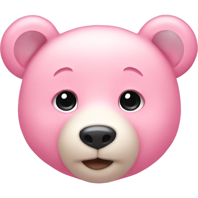 baby pink bear emoji
