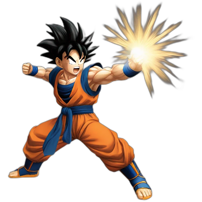 Son goku kamehameha emoji