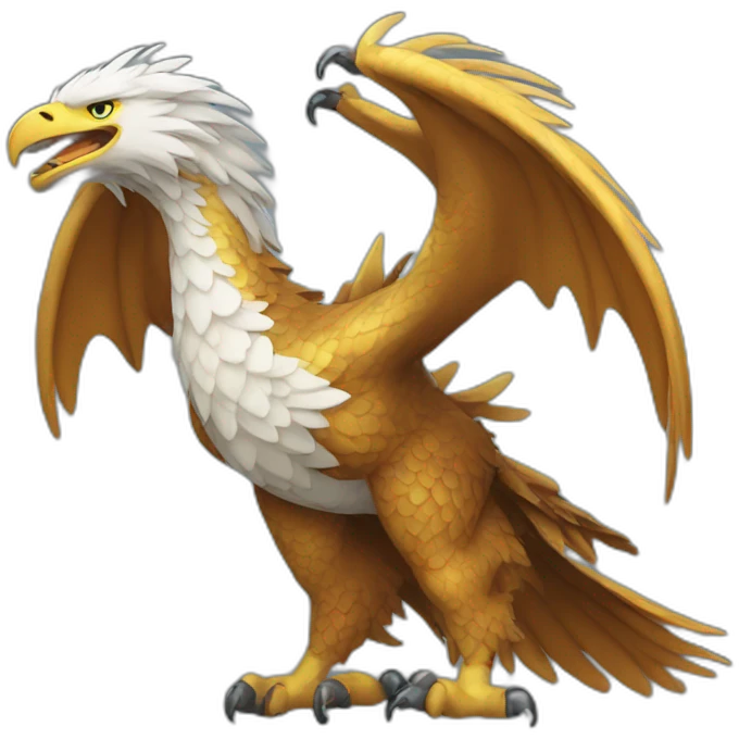 Eagle dragon emoji