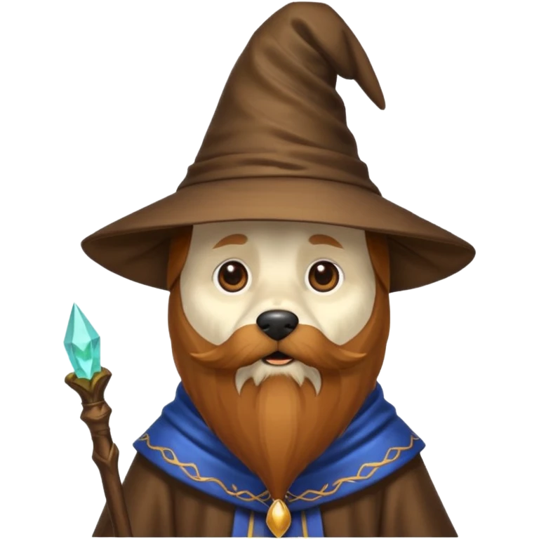 Dog wizard emoji