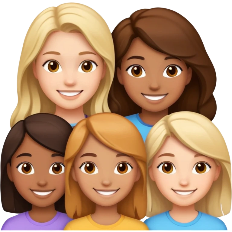 Teen girl squad emoji