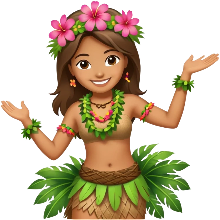 Hula dancer emoji