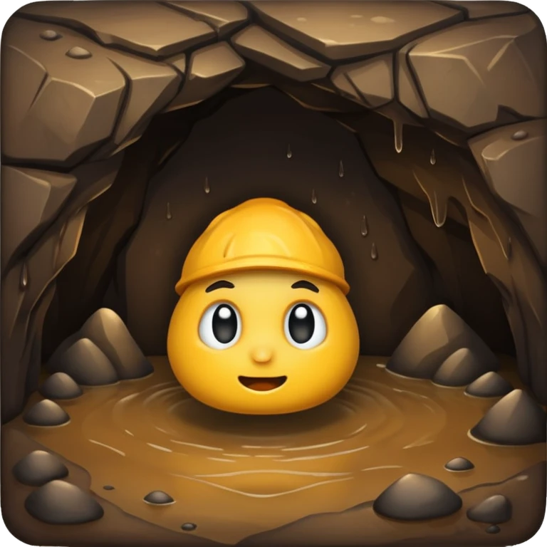 muddy cave emoji