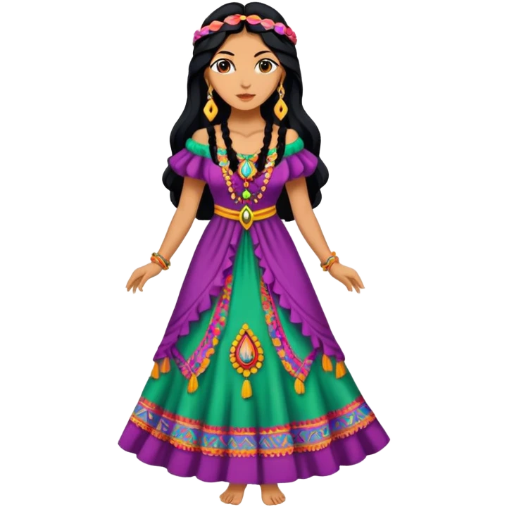 Esmeralda gypsy woman from Hunchback of Notre Dame emoji