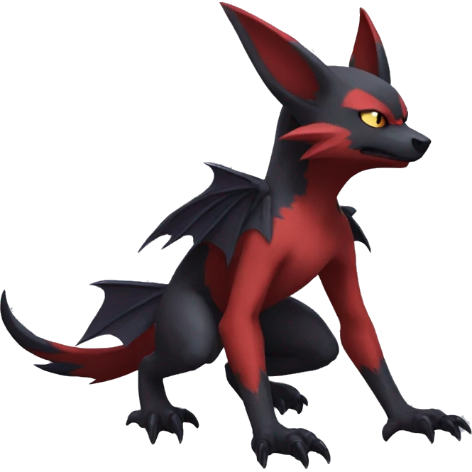 Bat-Litten-Zoroark full body emoji