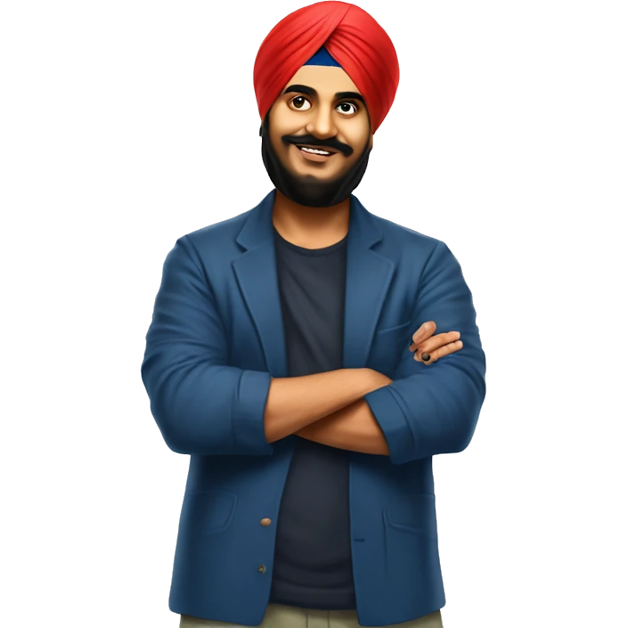 Sidhu moosewala punjabi artist  left side pose emoji