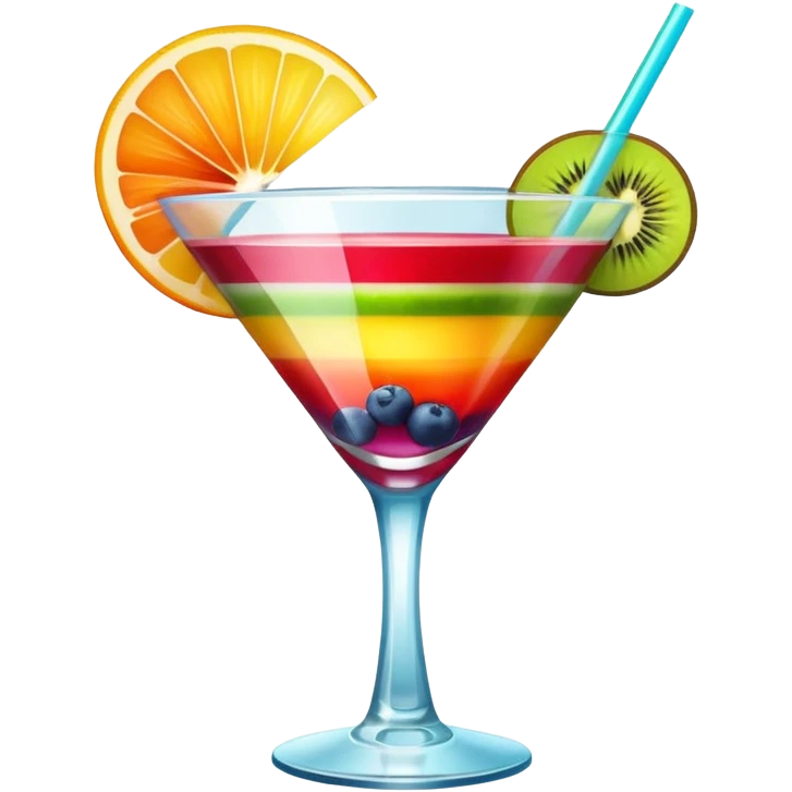 colorful cocktail emoji