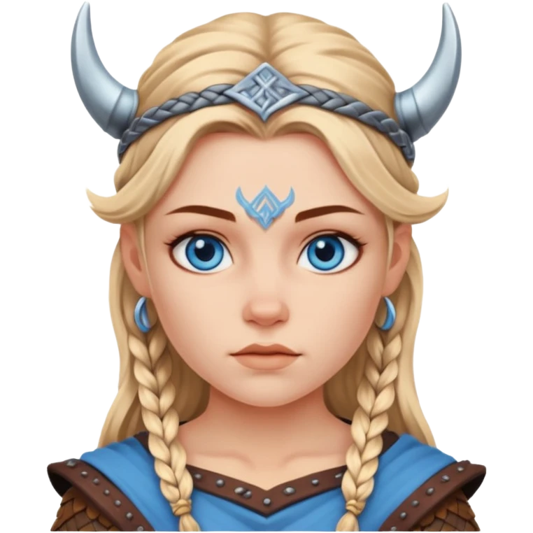 Viking female slave with blue eyes  emoji