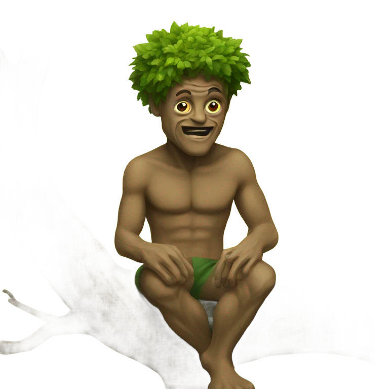 Tree man  emoji