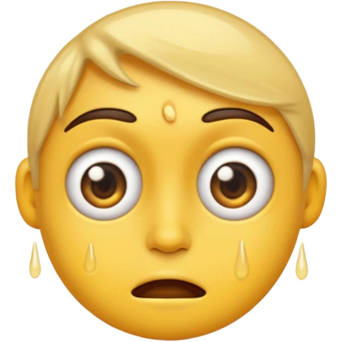I want the emoji to be dizzy and sweaty and sweaty and transparent with yellow skin color and bold like all emoji’s  emoji