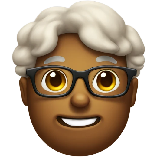 Poop wearing glasses emoji