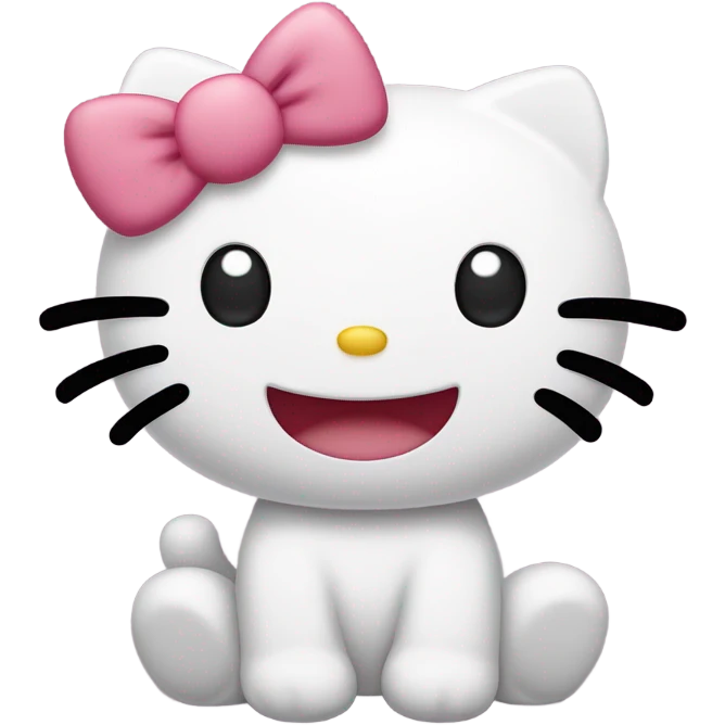 hello kitty smiling  emoji