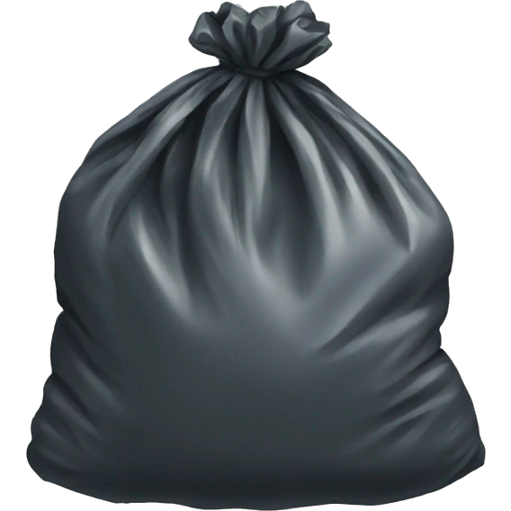 colored garbage bag  emoji