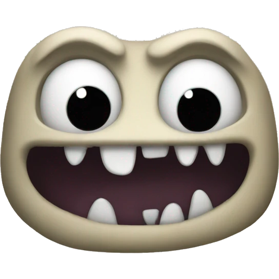 The monster emoji