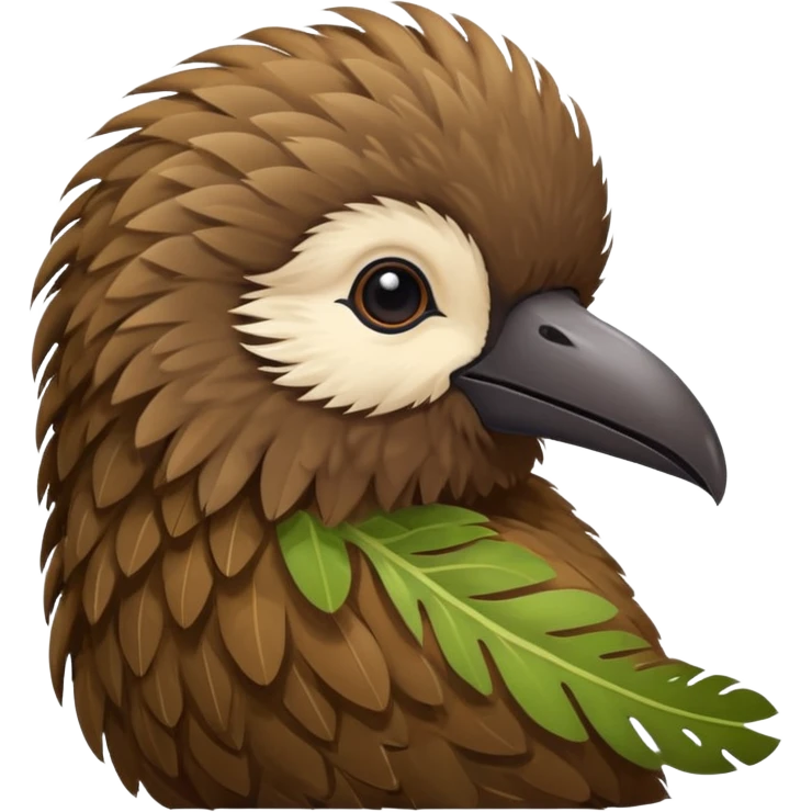 cute kiwi bird ai agent ( color fillable)  emoji